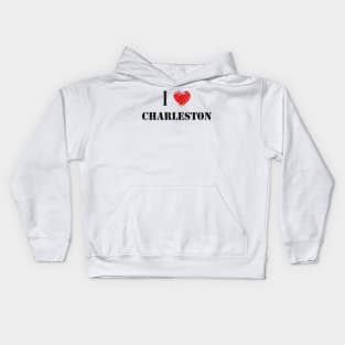 I Love Charleston Kids Hoodie